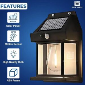 Solar powered outdoor light